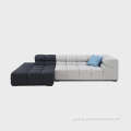 China Minimalist Modular Sofa Modern style Tufty Time Large and small Living Room Sofa in Fabric and Wood Frame Supplier